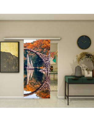 Glasschiebetür SLIM-LINE - Fotoprint Model 159