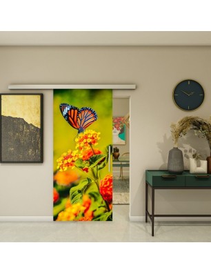 Glasschiebetür SLIM-LINE - Fotoprint Model 167