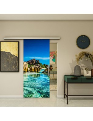 Glasschiebetür SLIM-LINE - Fotoprint Model 168