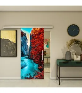 Glasschiebetür SLIM-LINE - Fotoprint Model 170