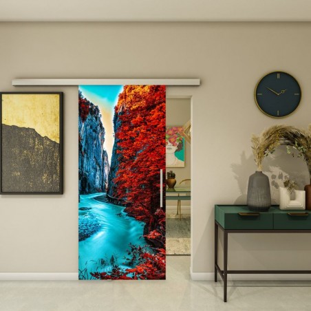 Glasschiebetür SLIM-LINE - Fotoprint Model 170