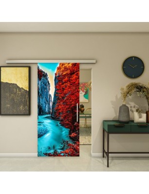 Glasschiebetür SLIM-LINE - Fotoprint Model 170