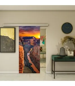 Glasschiebetür SLIM-LINE - Fotoprint Model 171