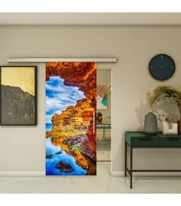 Glasschiebetür SLIM-LINE - Fotoprint Model 172