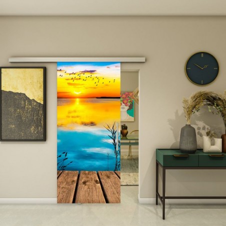 Glasschiebetür SLIM-LINE - Fotoprint Model 178