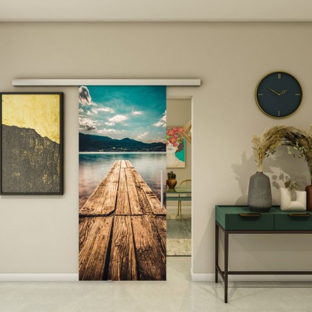 Glasschiebetür SLIM-LINE - Fotoprint Model 182