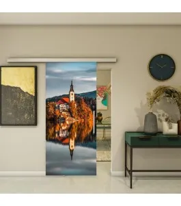 Glasschiebetür SLIM-LINE - Fotoprint Model 183