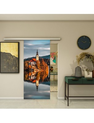 Glasschiebetür SLIM-LINE - Fotoprint Model 183