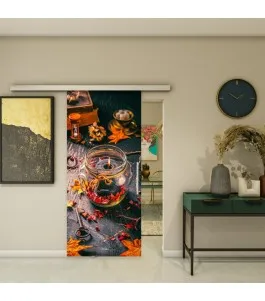 Glasschiebetür SLIM-LINE - Fotoprint Model 184