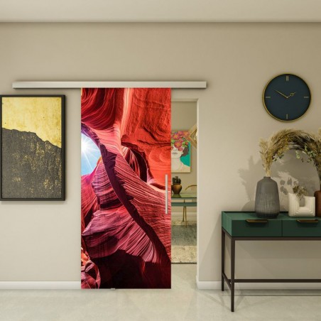 Glasschiebetür SLIM-LINE - Fotoprint Model 186