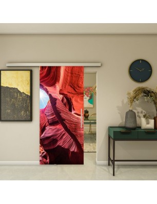 Glasschiebetür SLIM-LINE - Fotoprint Model 186