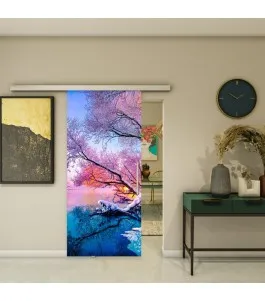 Glasschiebetür SLIM-LINE - Fotoprint Model 194