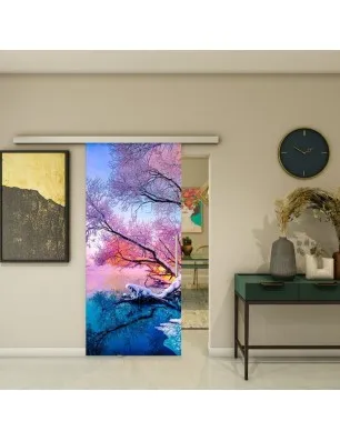 Glasschiebetür SLIM-LINE - Fotoprint Model 194