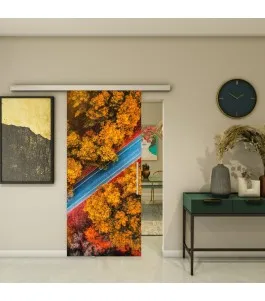 Glasschiebetür SLIM-LINE - Fotoprint Model 196