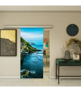 Glasschiebetür SLIM-LINE - Fotoprint Model 197