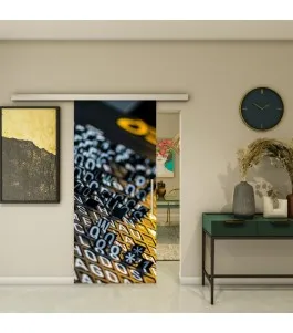 Glasschiebetür SLIM-LINE - Fotoprint Model 201