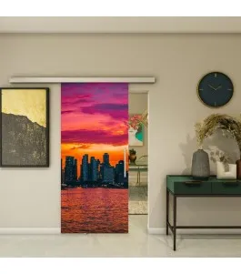 Glasschiebetür SLIM-LINE - Fotoprint Model 202