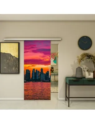 Glasschiebetür SLIM-LINE - Fotoprint Model 202