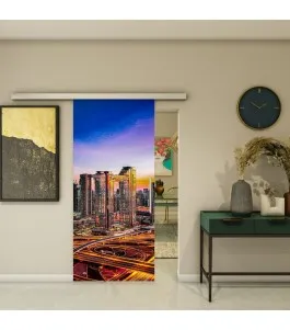 Glasschiebetür SLIM-LINE - Fotoprint Model 207