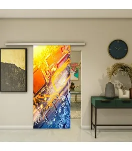 Glasschiebetür SLIM-LINE - Fotoprint Model 217