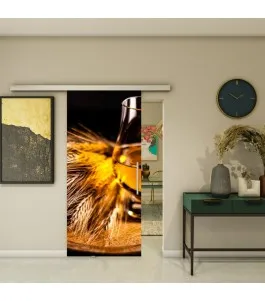 Glasschiebetür SLIM-LINE - Fotoprint Model 218