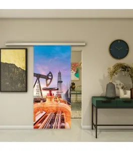 Glasschiebetür SLIM-LINE - Fotoprint Model 219