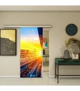Glasschiebetür SLIM-LINE - Fotoprint Model 220