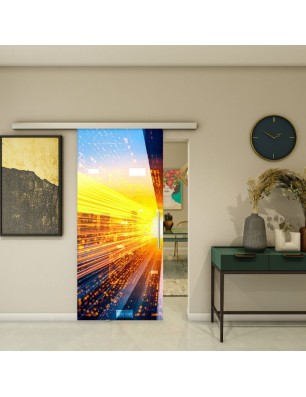 Glasschiebetür SLIM-LINE - Fotoprint Model 220