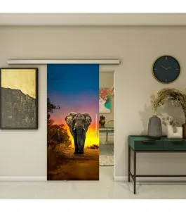 Glasschiebetür SLIM-LINE - Fotoprint Model 226