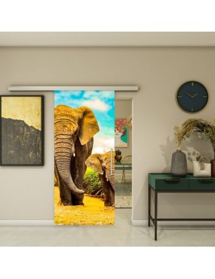 Glasschiebetür SLIM-LINE - Fotoprint Model 233