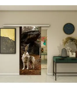 Glasschiebetür SLIM-LINE - Fotoprint Model 239