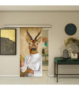 Glasschiebetür SLIM-LINE - Fotoprint Model 250