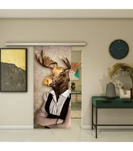 Glasschiebetür SLIM-LINE - Fotoprint Model 251