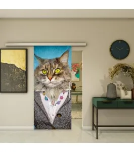 Glasschiebetür SLIM-LINE - Fotoprint Model 252