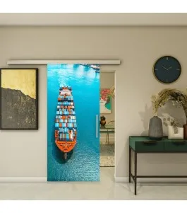 Glasschiebetür SLIM-LINE - Fotoprint Model 259