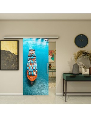 Glasschiebetür SLIM-LINE - Fotoprint Model 259
