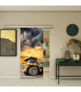 Glasschiebetür SLIM-LINE - Fotoprint Model 260