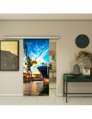 Glasschiebetür SLIM-LINE - Fotoprint Model 262