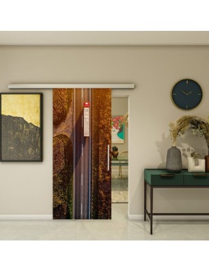 Glasschiebetür SLIM-LINE - Fotoprint Model 265