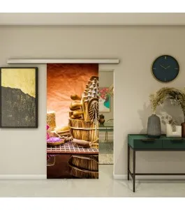 Glasschiebetür SLIM-LINE - Fotoprint Model 267