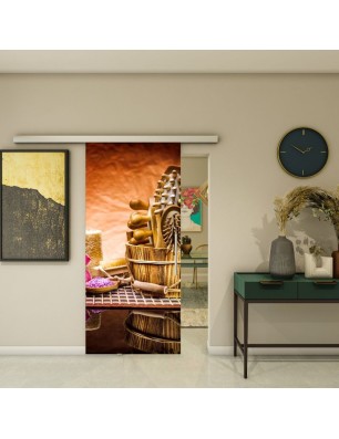 Glasschiebetür SLIM-LINE - Fotoprint Model 267
