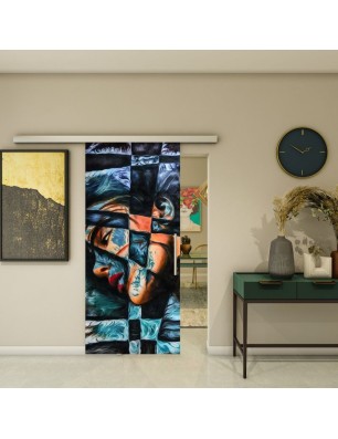 Glasschiebetür SLIM-LINE - Fotoprint Model 269