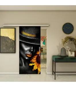 Glasschiebetür SLIM-LINE - Fotoprint Model 270