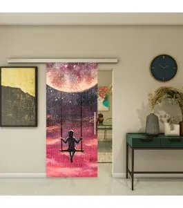 Glasschiebetür SLIM-LINE - Fotoprint Model 273