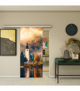 Glasschiebetür SLIM-LINE - Fotoprint Model 278