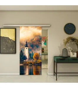 Glasschiebetür SLIM-LINE - Fotoprint Model 278