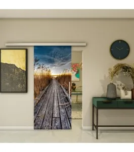 Glasschiebetür SLIM-LINE - Fotoprint Model 280