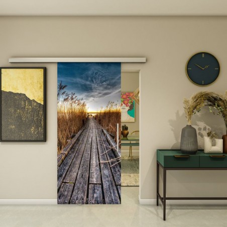Glasschiebetür SLIM-LINE - Fotoprint Model 280