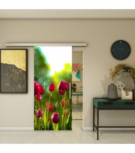 Glasschiebetür SLIM-LINE - Fotoprint Model 282