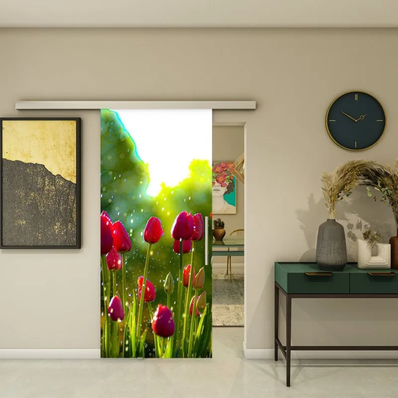 Glasschiebetür SLIM-LINE - Fotoprint Modell 282